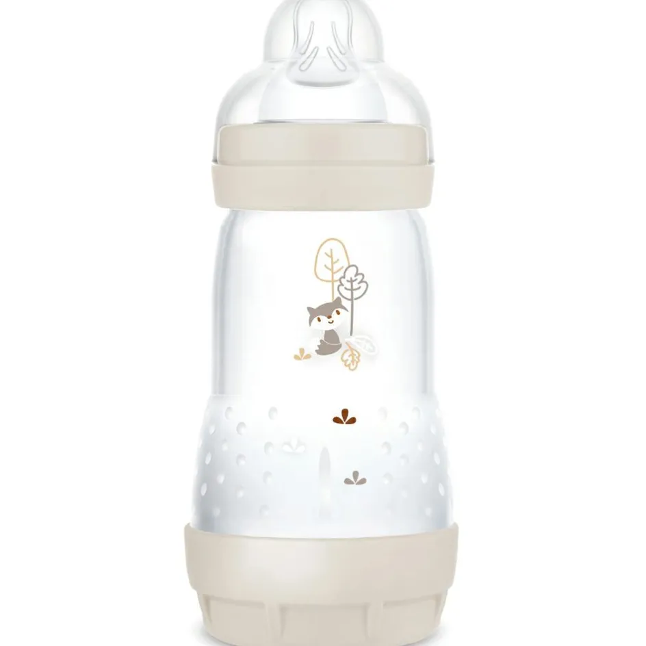 Discount MAM 3 biberons Easy Start 260ml Lilas+Lilas+Sable Tétine débit 2 - Reconditionné