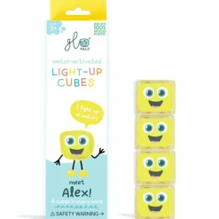 4 cubes lumineux Alex jaune|Glo Pals Sale