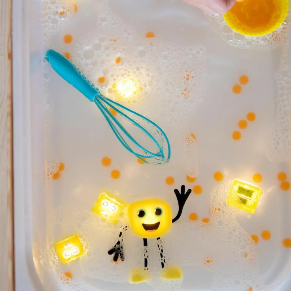 4 cubes lumineux Alex jaune|Glo Pals Sale