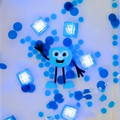 Outlet Glo Pals 4 cubes lumineux Blair Bleu