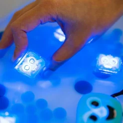 Outlet Glo Pals 4 cubes lumineux Blair Bleu