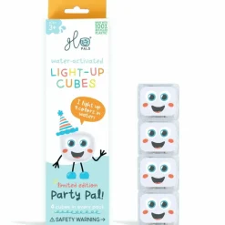 Hot Glo Pals 4 cubes lumineux Party Pal blanc
