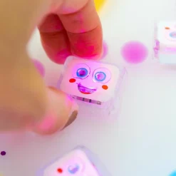 Hot Glo Pals 4 cubes lumineux Party Pal blanc