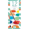 12 pastilles de peinture gouache|Djeco Discount