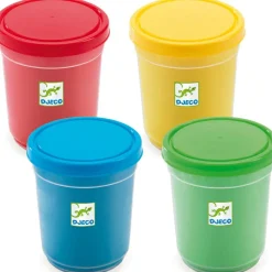 4 pots de pâte à modeler|Djeco Hot