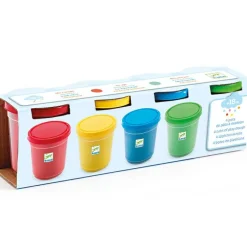 4 pots de pâte à modeler|Djeco Hot