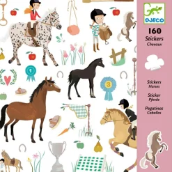 160 stickers Chevaux|Djeco New