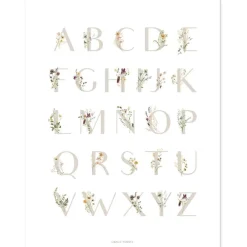 Discount Lilipinso Affiche ABC floral (30 x 40 cm)