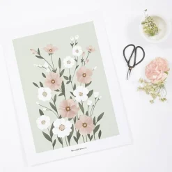 Affiche Eclosion florale (30x40 cm)|Lilipinso Hot