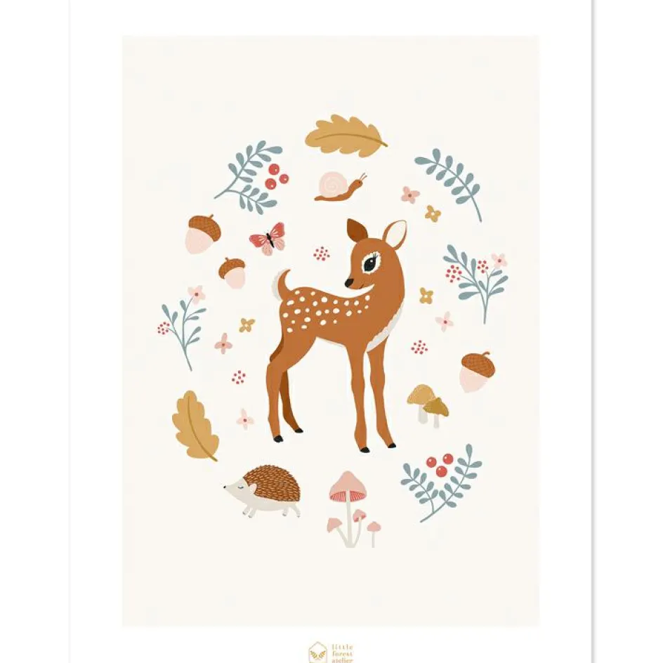 Online Lilipinso Affiche faon Sweet Fawn (30 x 40 cm)