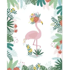 Hot Lilipinso Affiche Flamant rose Rio (30 x 40 cm)