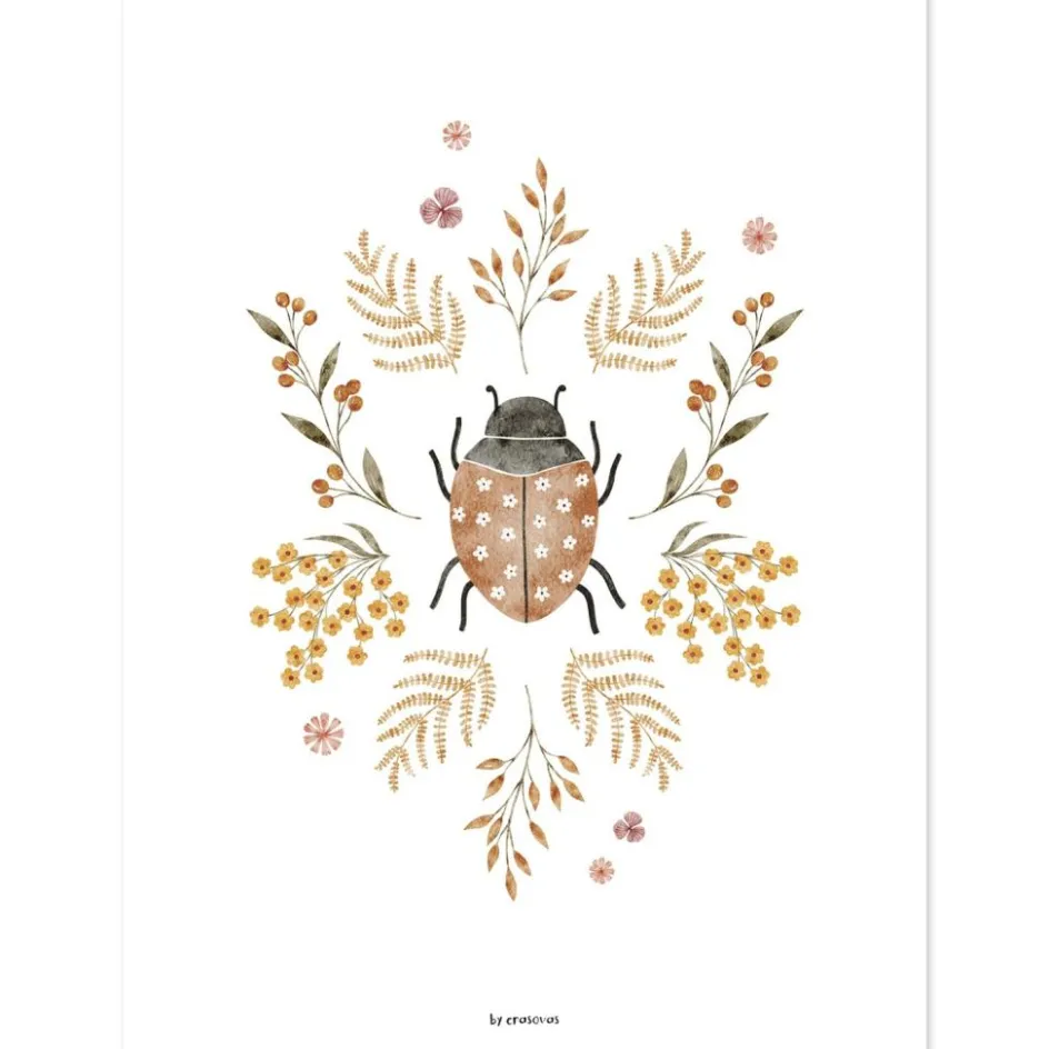 Discount Lilipinso Affiche La coccinelle (30x40 cm)