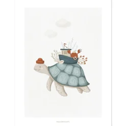 Affiche La tortue (30x40 cm)|Lilipinso Sale