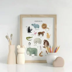 Affiche Les animaux (30x40 cm)|Lilipinso