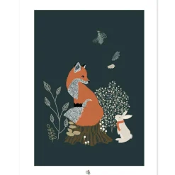 Affiche M.Fox renard (30 x 40 cm)|Lilipinso Sale