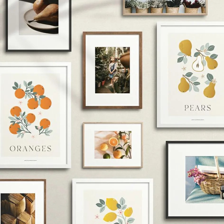 Outlet Lilipinso Affiche Oranges (30 x 40 cm)