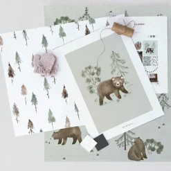 Online Lilipinso Affiche ours Little Bear (30 x 40 cm)