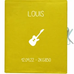 New Les Griottes Album photo bébé Moutarde (personnalisable)