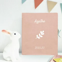 Best Les Griottes Album photo bébé Rose poudré (personnalisable)