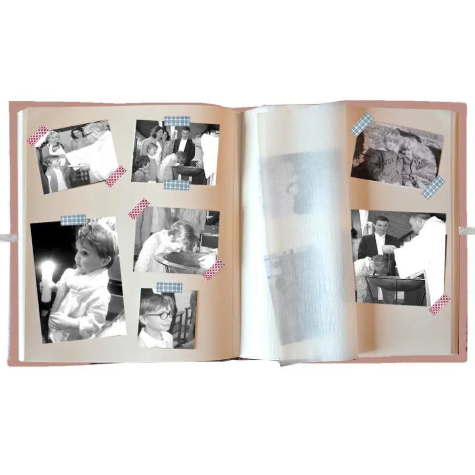 Best Les Griottes Album photo bébé Rose poudré (personnalisable)