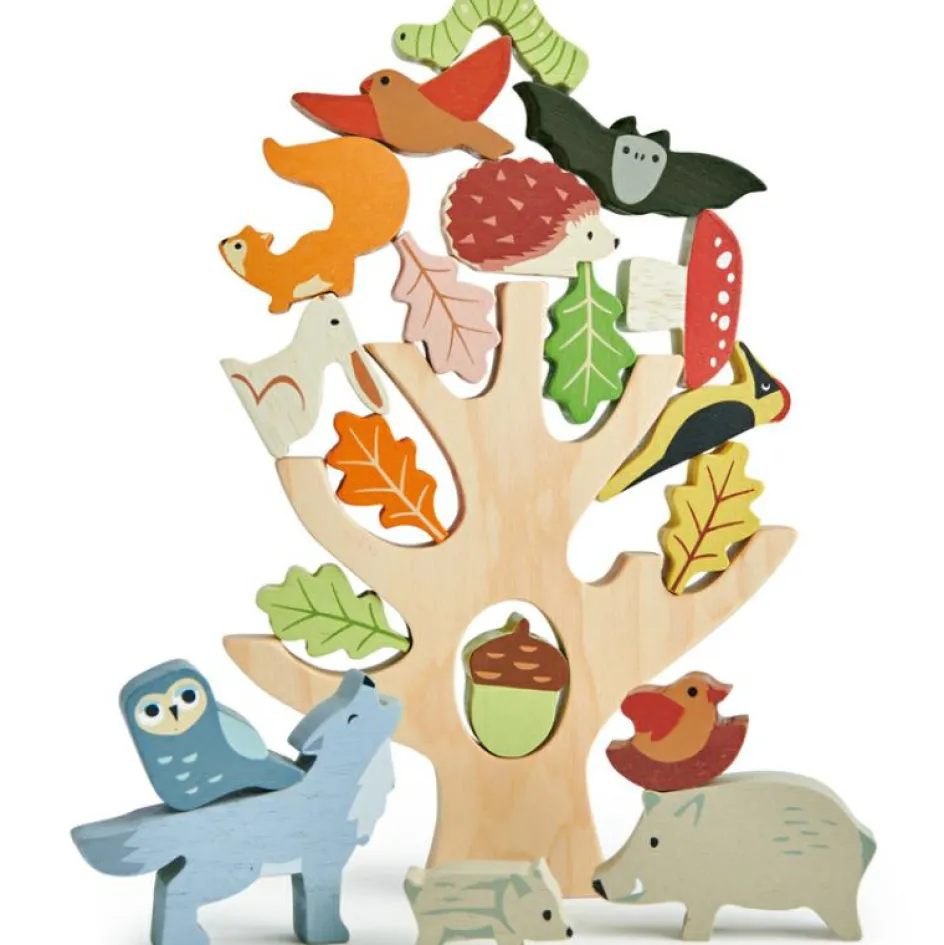 Discount Tender Leaf Animaux de la forêt en bois à empiler