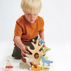 Discount Tender Leaf Animaux de la forêt en bois à empiler