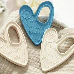 Le Biberon Français Anneau de dentition cœur Off-white