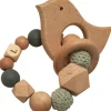 Anneau de dentition en bois Oiseau mint et ardoise (personnalisable)|Tata Lucette Sale