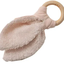 Hot Les Griottes Anneau de dentition en bois Beige (rosé personnalisable)