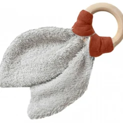 Anneau de dentition en bois Terracotta (personnalisable)|Les Griottes Discount