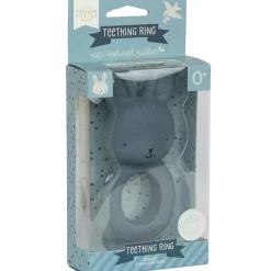 Anneau de dentition Lapin bleu anthracite|A Little Lovely Company Outlet