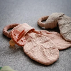 Sale Natruba Anneau de dentition Leaf Rose