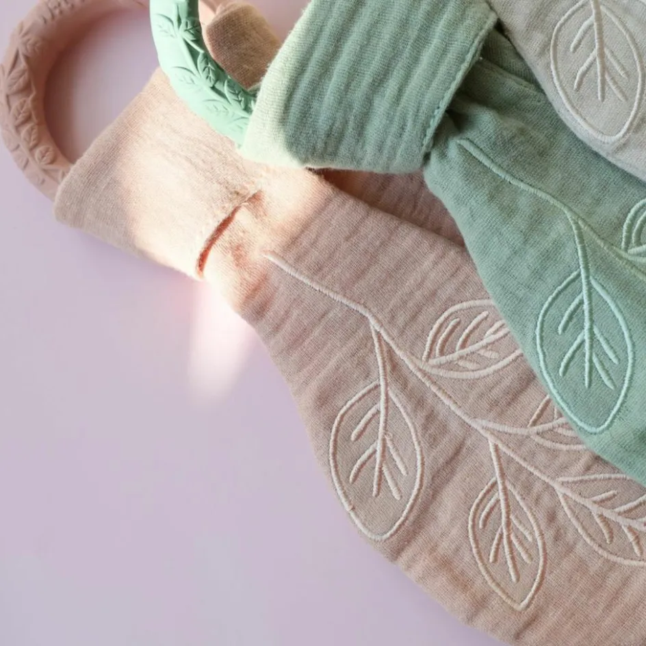 Sale Natruba Anneau de dentition Leaf Rose