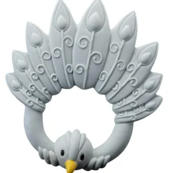 New Natruba Anneau de dentition Paon Bleu clair