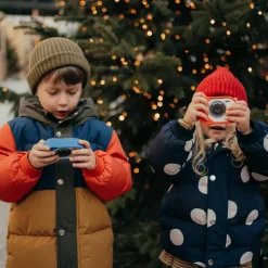 Clearance KIDYWOLF Appareil photo numérique et vidéo Kidycam Waterproof rouge