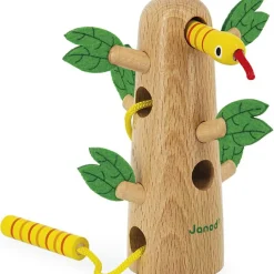 Hot Janod Arbre à lacer en bois Tropik