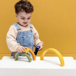 Arc-en-ciel à empiler en bois Mr. Lion|Trixie New