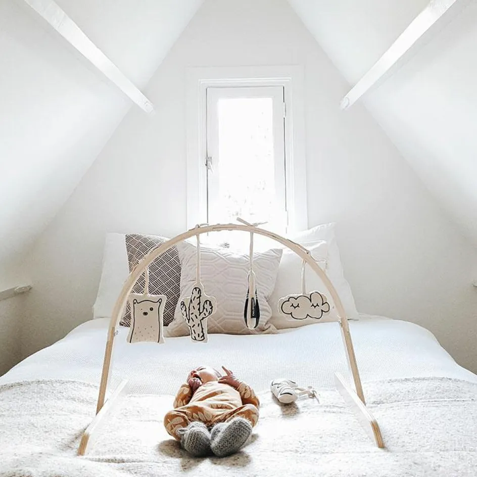 Arche de jeux en bois naturel|Childhome
