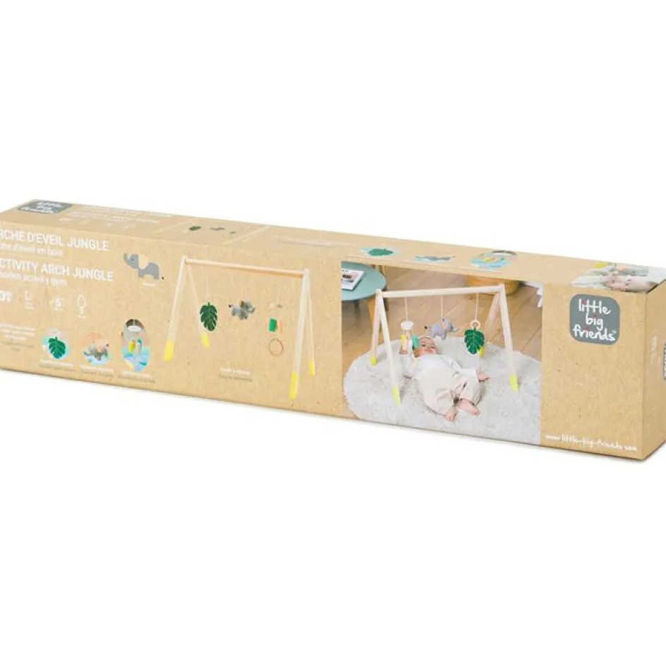 New Little Big Friends Arche d'éveil en bois Jungle