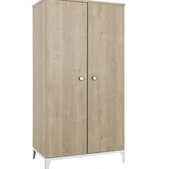 Armoire 2 portes en chêne blond Marcel|Galipette Sale