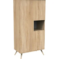 Armoire 3 portes et 1 niche Seventies|Sauthon mobilier New