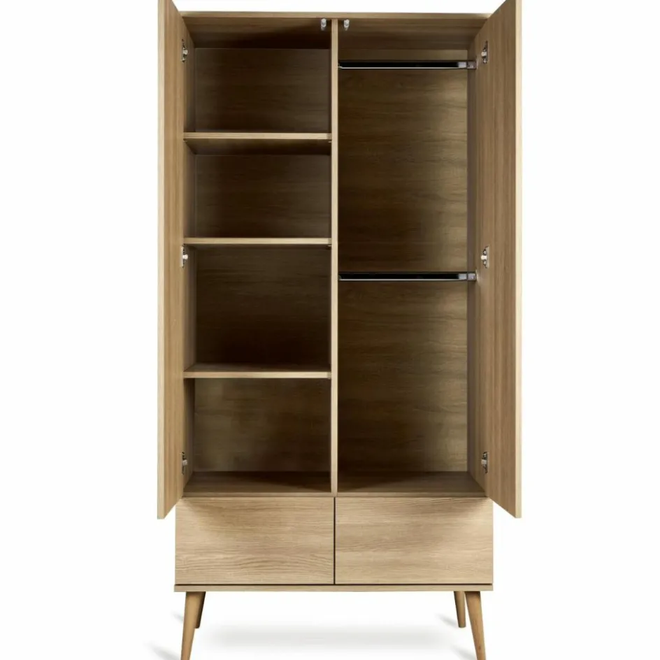 Clearance Quax Armoire 2 portes Flow Honey Ash