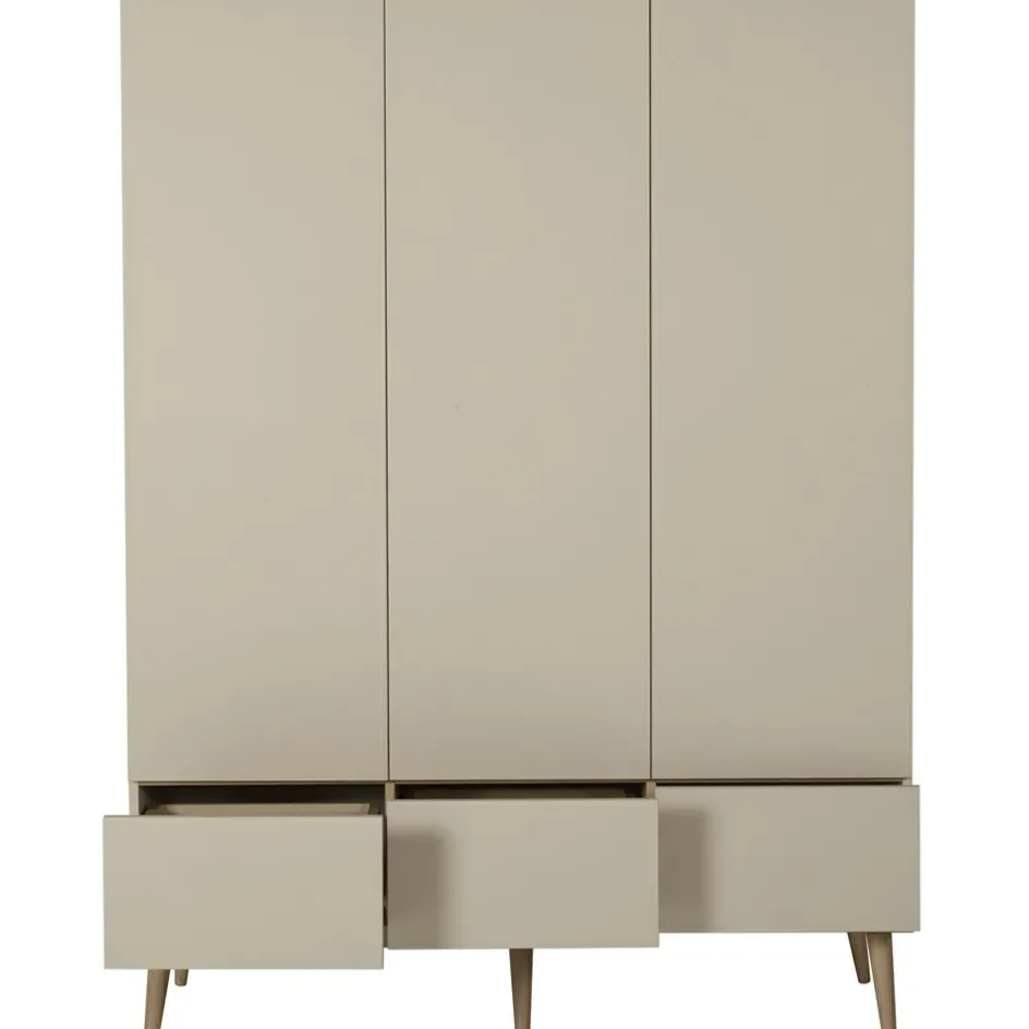Clearance Quax Armoire 3 portes Flow XL Argile-Clay