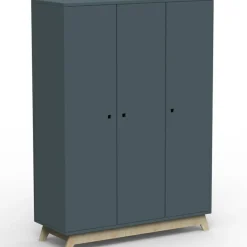 Mathy by bols Armoire 3 portes Madavin avec pieds en bouleau (coloris au choix)