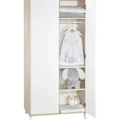 Clearance Baby Price Armoire 2 portes Scandi naturel