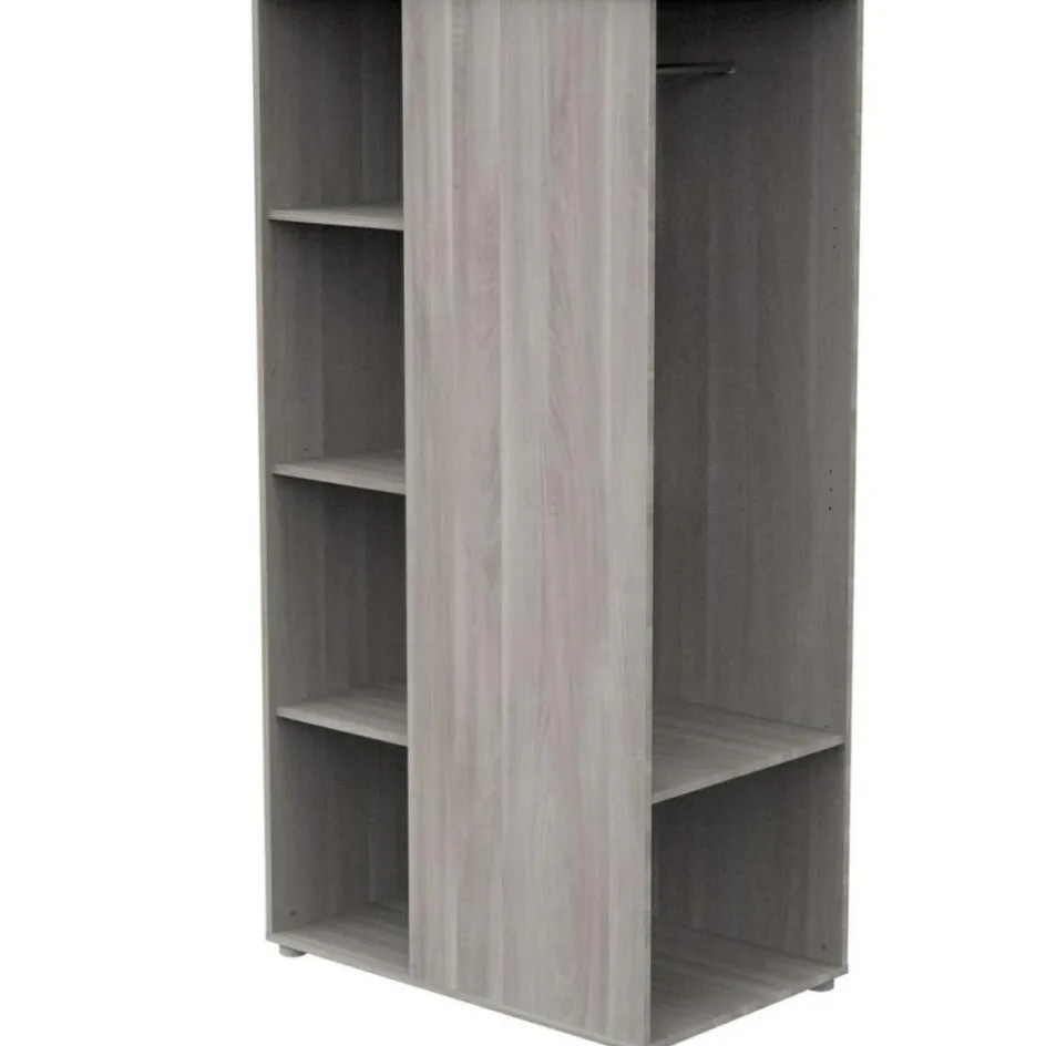 Armoire ouverte Up chêne silex|Baby Price Best