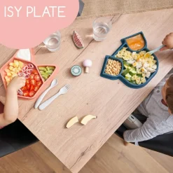 Assiette à compartiments antidérapante Isy renard|Babymoov New