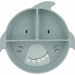 Assiette à compartiments en silicone Mr. Shark|Trixie Clearance