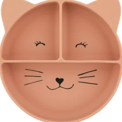 Clearance Trixie Assiette à compartiments en silicone et ventouse Mrs. Cat