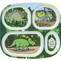 Assiette à compartiments Les Dinosaures|Petit Jour Paris Sale